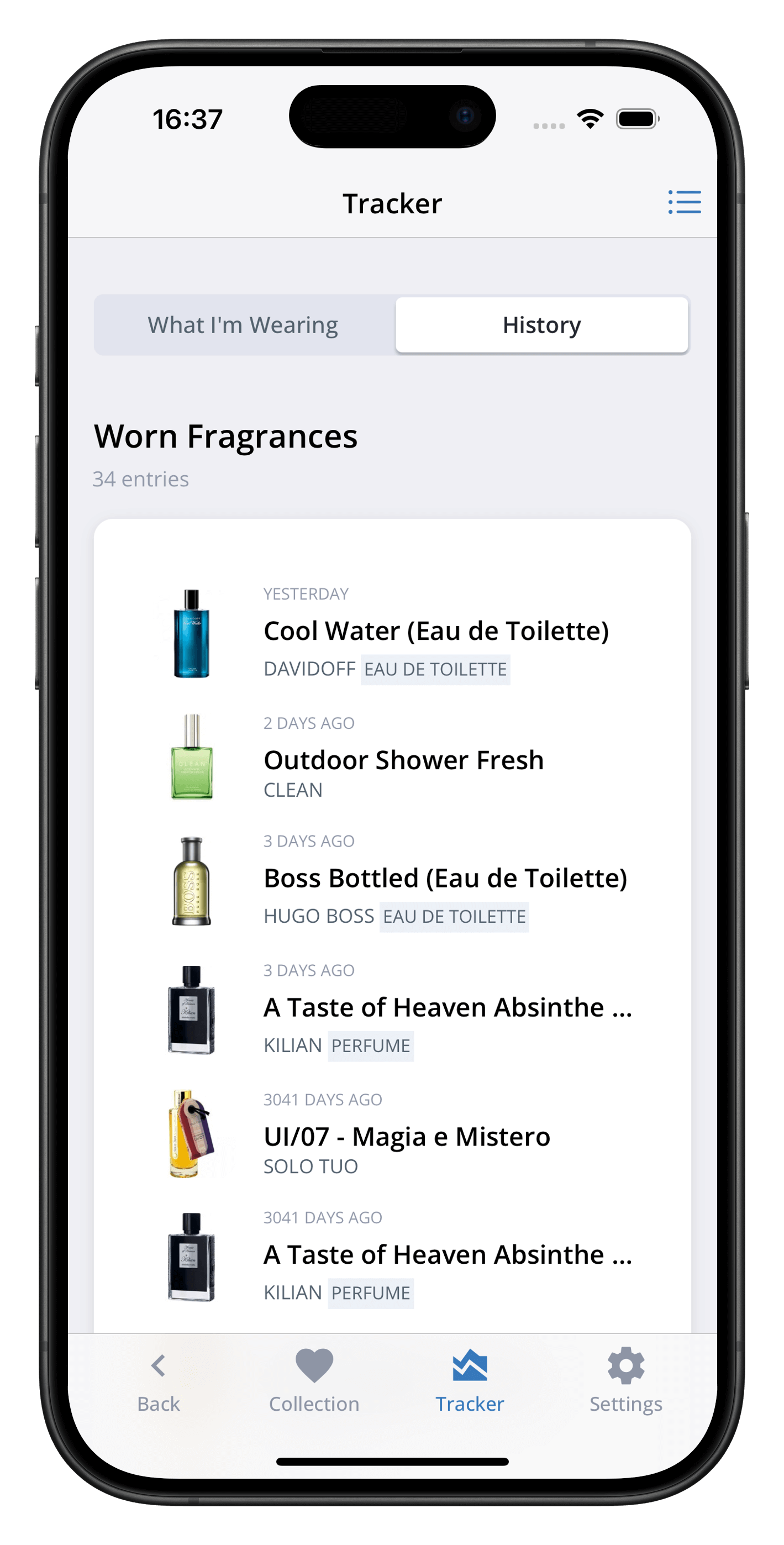 Parfumo App Collection